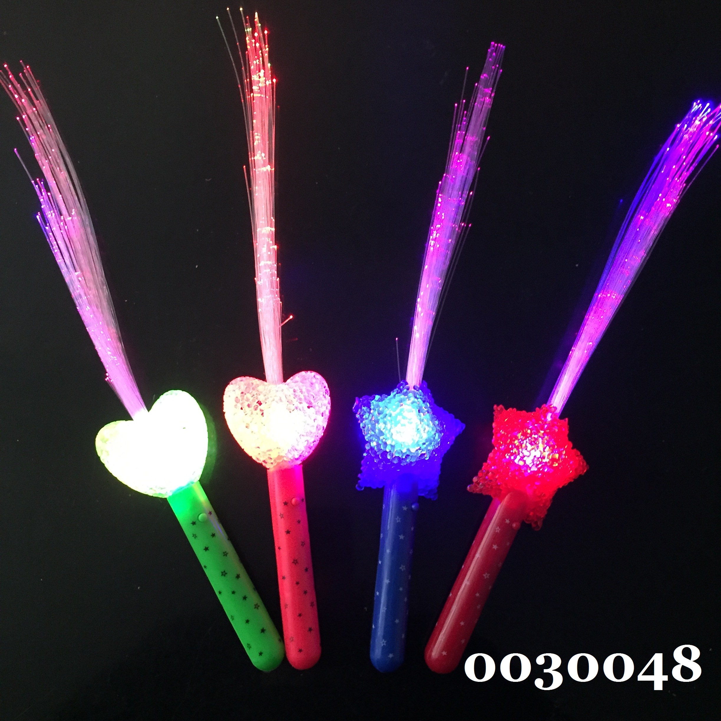 BATON FIBRE COEUR ETOILE